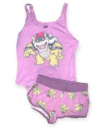 Nintendo Super Mario Bowser Shortie Pajama