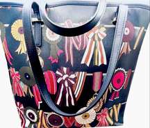 Equestrian Tote Bag/ Ribbon Design