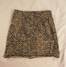 Leopard Print Skirt