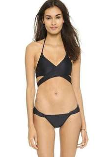 Vix Paula Hermanny NWT Middle Loop Wrap Halter Bikini Top Size Large