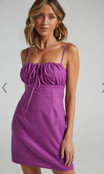 BREAK FREE WITH ME DRESS IN DARK ORCHID