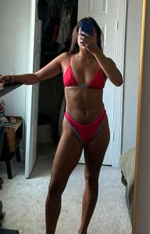 Red Neon Bikini