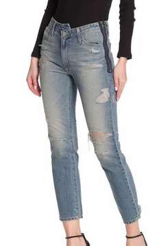 AG Adriano Goldschmid The Isabelle Side Zip Jeans, 25R