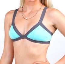 Rip Curl Color Block Strappy Triangle Bikini Top