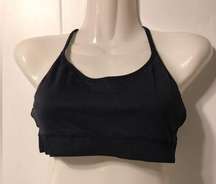 Bally total fitness sports bra black women’s fits size large