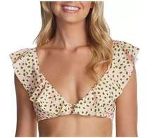 Raisins Ruffle Bikini Top Junior's Sz. M (Similar to Women's S)