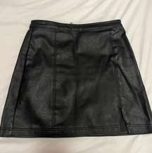 Leather Skirt