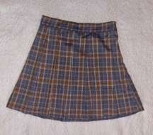 Plaid Mini Skirt