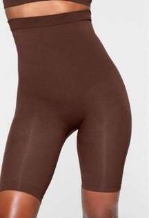 Seamless Sculpt High Waisted Above The Knee Short Cocoa XXS