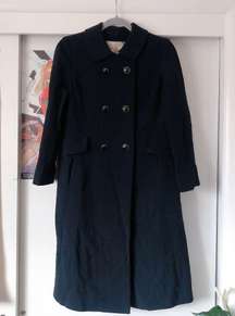 Vintage Black Pea Coat
