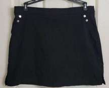 Rafaella Comfort Black Skort Sz XL