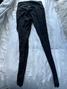 Black Gray Leggings