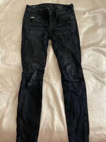 Mid Skinny Biker Jeans Size 23