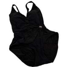 Gottex Black Wrap Swimsuit One Piece Size 16