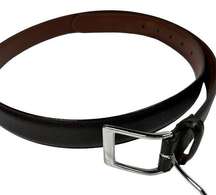 Coach Brown Leather Belt Unisex 38” x 1” EUC Small