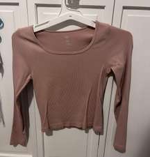 Pink Long Sleeve Top