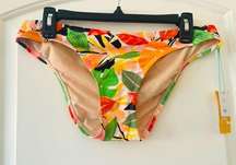 Kona Sol Womens Size M( 8-10) Multicolored Swim Bottoms Medium Coverage NWT
