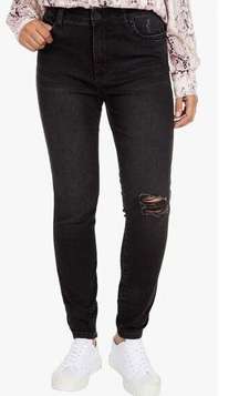 KUT From The Kloth Womens High Rise Connie Fab Ab Ankle Skinny Jeans Black Sz 4