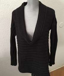 Tracy Reese black tunic sweater Size S small Excellent RARE HTF