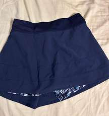 Blue  Golf Skort