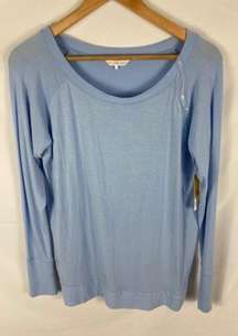 NWT C&C California Sport Blue Long Sleeve Top Size Medium