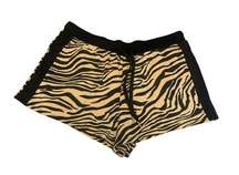 SOFIA VERGARA Animal Print Fleece Lounge Shorts size medium 8/10