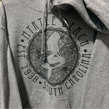 Myrtle Beach Grey Gildan Hoodie Size S