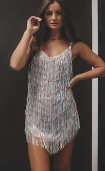 Shake It My Way Sequin Mini Dress Multicolor