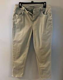 Goods for Life Boyfriend Light Green Jeans Size 10