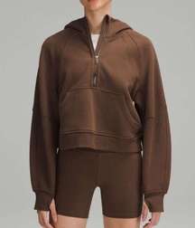 Lululemon Scuba Oversized Half Zip Hoodie Java