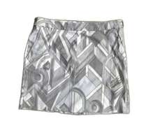 Golf Ralph Lauren Skirt Skort Gray Print Size 6