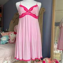 Victoria's Secret Pink Lace Slip Dress