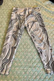 Marble Print Leggings