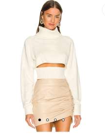 Turtle Neck Cropped Sweater