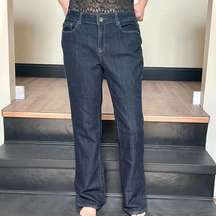 00s DKNY JEANS Vintage Blue Soho Bootcut Stretch Jeans