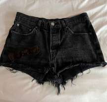 501 black shorts