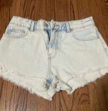 High rise Denim Shorts