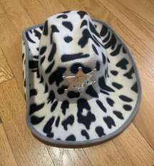 Cow Print Hat