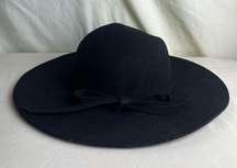 San Diego Hat Company Felted 100% Wool Hat Wide Brim Floppy SunHat Black