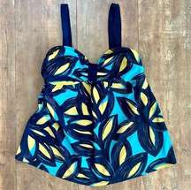 Liz Lange Maternity Tankini Swimsuit Top Size Small