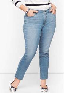 Womens Plus 16 Jegging Raw Slit Hem High Rise Crop Laguna Wash VN5463