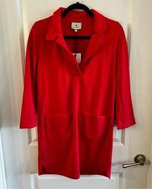 NWT Tuckernuck Poppy Red Ponte Emerson Dress Size XXS