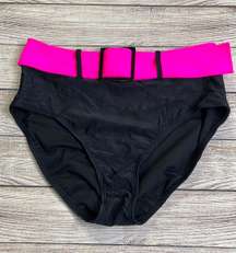 NOBO Ribbed Belted High Waist Bikini Bottom