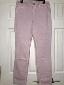 J.Jill slim ankle light purple lilac color denim women’s size‎ 10 tall