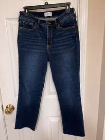 Straight leg jeans