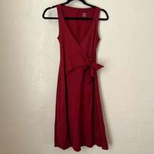 Patagonia sleeveless maroon wrap dress size XS