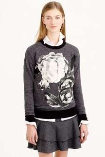 J. Crew Oversize Sweatshirt In Exploded Floral