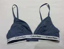 Women’s Blue V Neck Bra