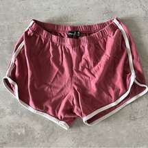 Popular Basics Burgundy Vintage Style Shorts Size Medium