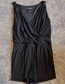 WHBM Black Romper size 12